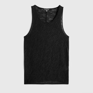 John Varvatos Black Sleeveless Broome Tank Top | Sz XL